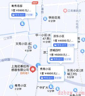 百度地图通勤租房在哪里