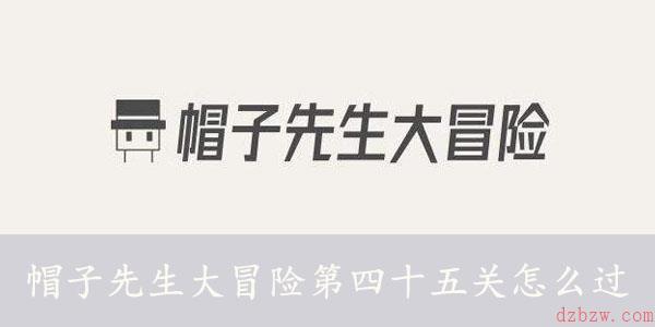 帽子先生大冒险第四十五关怎么过