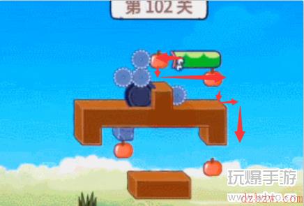 贪吃的苹果蛇第102关怎么过