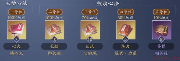 天涯明月刀从龙心法搭配