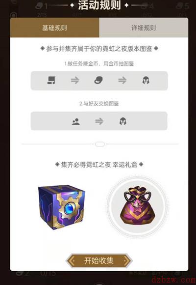 金铲铲之战霓虹之夜图鉴收集活动怎么玩