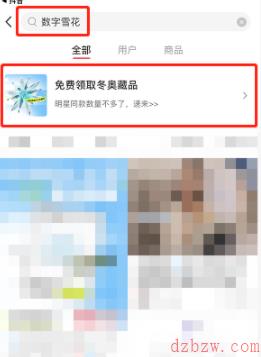 小红书在哪领取数字雪花