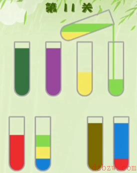水排序拼图第11关攻略