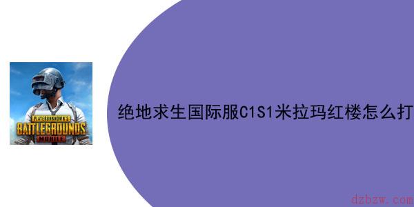 绝地求生C1S1米拉玛红楼怎么打