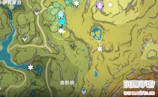 原神3.0版本香醉坡草神瞳位置