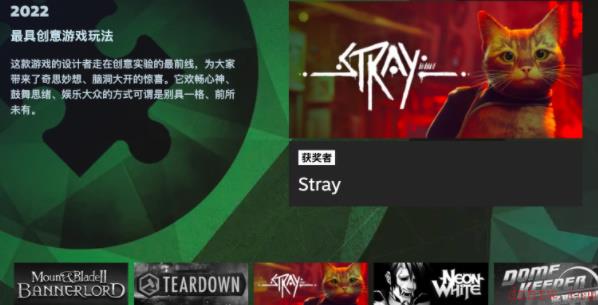 Steam2022年度大奖名单