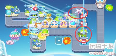 保卫萝卜4太空穿越第50关攻略