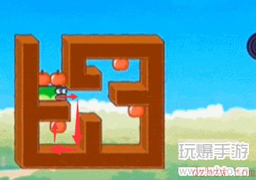 贪吃的苹果蛇第126关怎么过