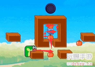 贪吃的苹果蛇第131关怎么过