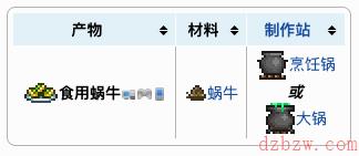 泰拉瑞亚食用蜗牛介绍