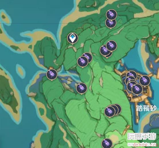 原神鬼兜虫分布图