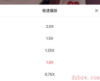 小红书视频怎么调倍速