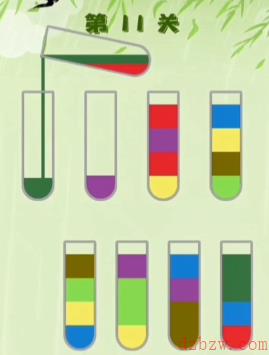 水排序拼图第11关攻略