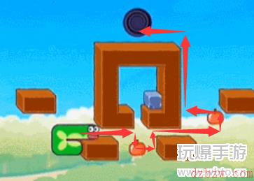 贪吃的苹果蛇第131关怎么过