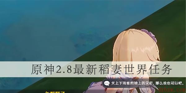 原神2.8最新稻妻世界任务