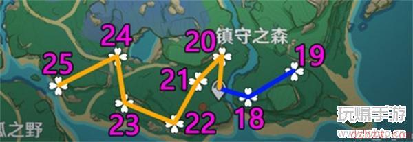 原神绯樱绣球最新采集路线