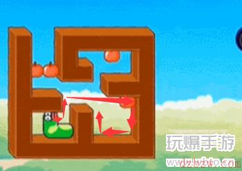 贪吃的苹果蛇第126关怎么过