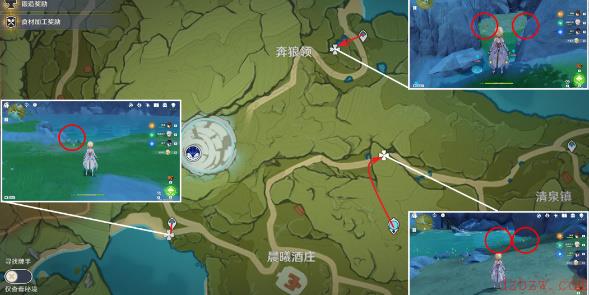 原神嘟嘟莲收集路线