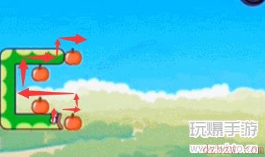 贪吃的苹果蛇第127关怎么过