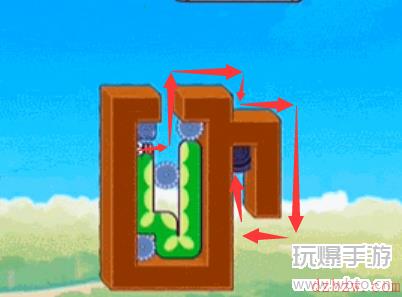 贪吃的苹果蛇第132关怎么过