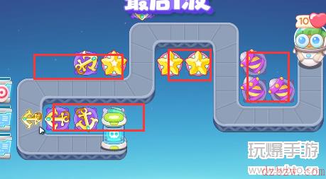 保卫萝卜4太空穿越第18关攻略