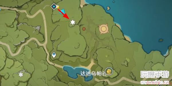 原神蒙德地灵龛位置图