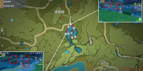 原神嘟嘟莲收集路线