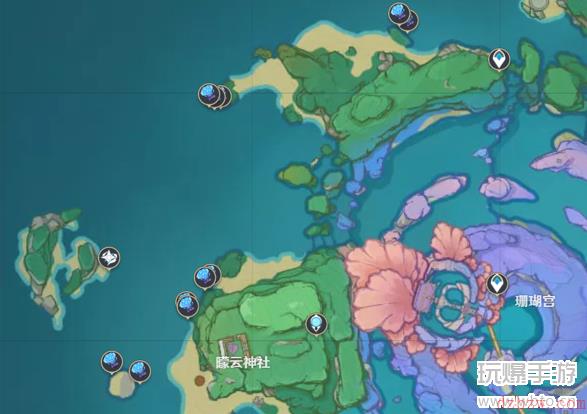 原神海灵芝最全分布图
